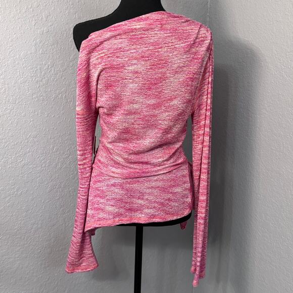 Free People Golden Hour Top in Strawberry Fields Off the Shoulder Size Small NWT - Picture 2 of 7